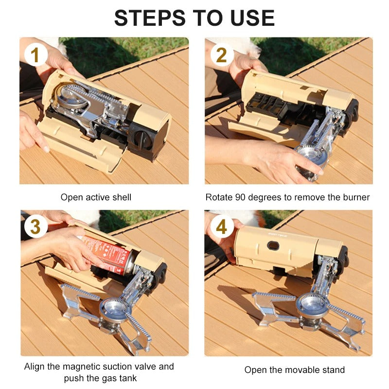 π Today Promotion - πππ¬π²ππ’π€πβ’ - Portable Outdoor Gas Stove For Camping & Hiking